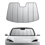 Zagęszczona składana osłona przeciwsłoneczna na przednią szybę do Tesla 2020-2023 Model Y