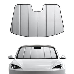 ม่านบังแดดแบบพับได้หนาสำหรับกระจกบังแดด Tesla Model 3/ปี
