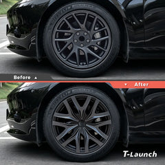 Arachnid 2.0 Style Hubcaps Wheel Covers for Tesla 2024+ Model 3 Highland 18'' Photon Wheels (Set of 4)