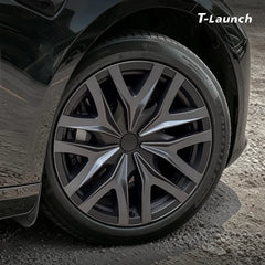 Arachnid 2.0 Style Hubcaps Wheel Covers for Tesla 2024+ Model 3 Highland 18'' Photon Wheels (Set of 4)