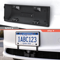 Drill-Free US Standard Front License Plate Holder for Tesla Model 3 Highland 2024+ - T-Launch