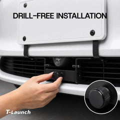 Drill-Free US Standard Front License Plate Holder for Tesla Model 3 Highland 2024+ - T-Launch