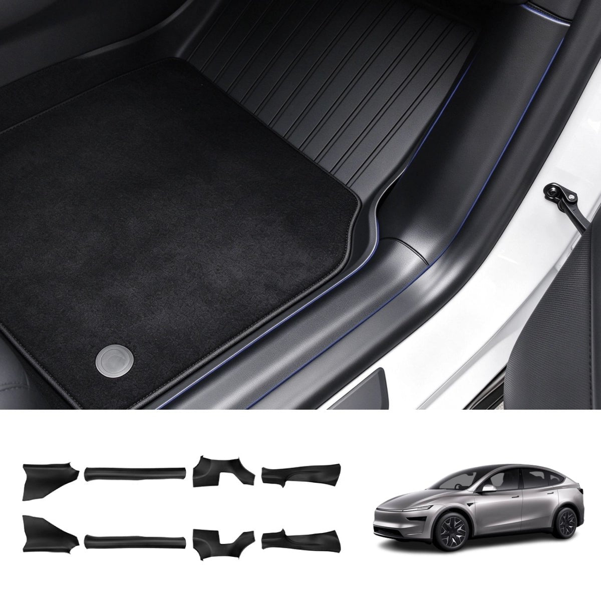 TPE Door Sill Protector for Tesla Model Y L Juniper 2026+ - T-Launch