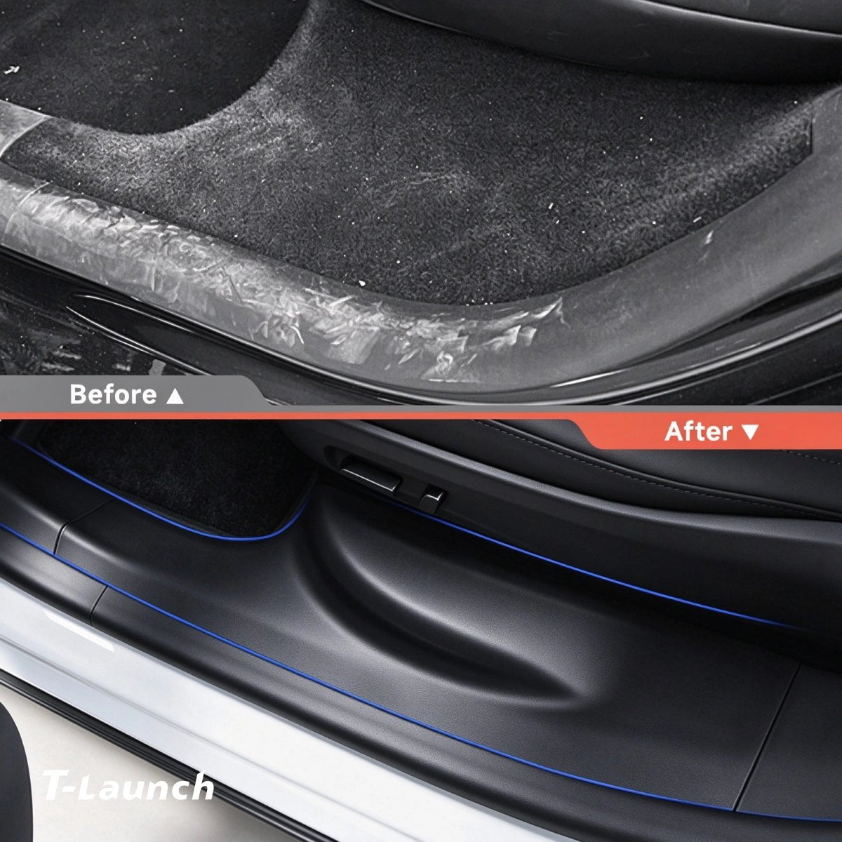TPE Door Sill Protector for Tesla Model Y L Juniper 2026+ - T-Launch
