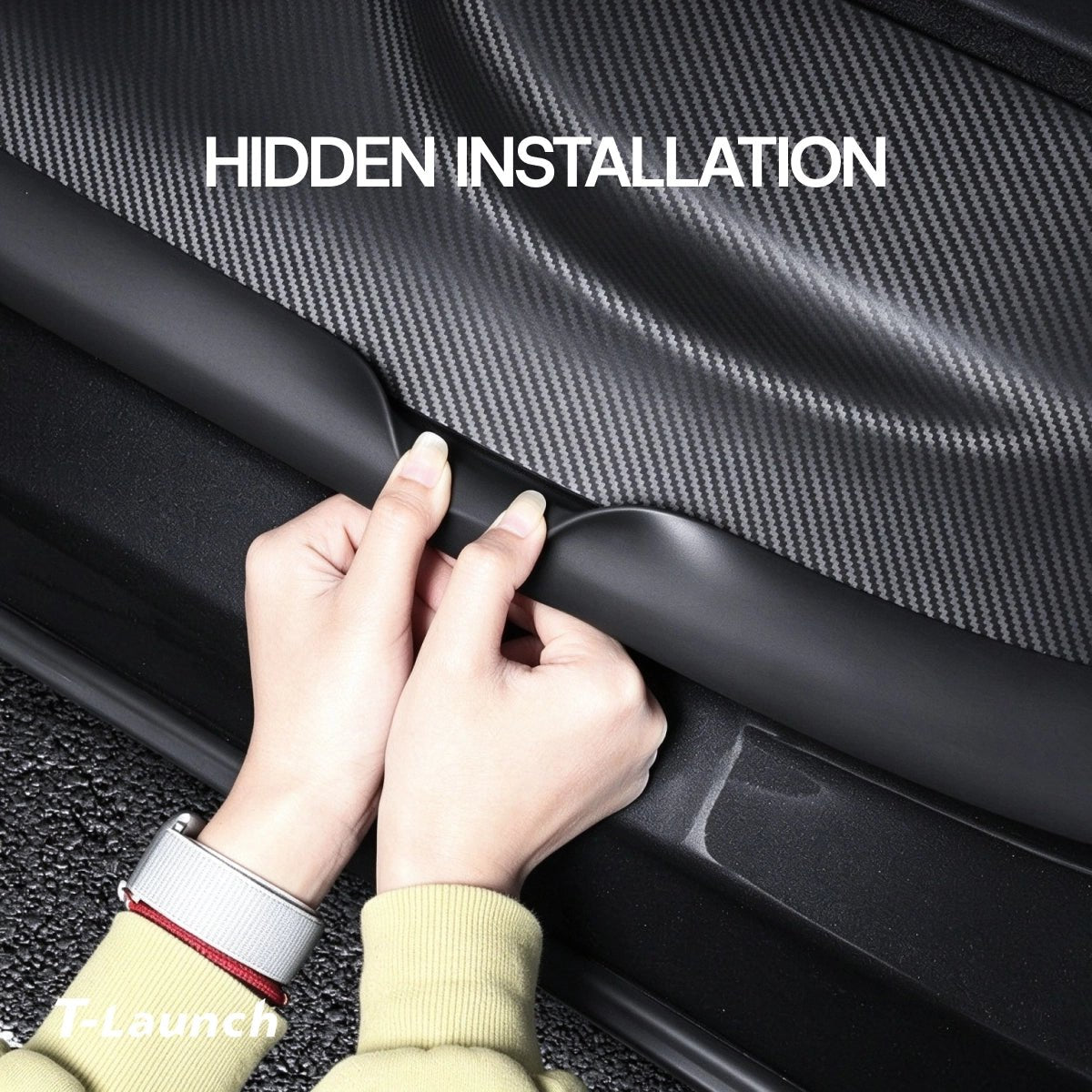 TPE Door Sill Protector for Tesla Model Y L Juniper 2026+ - T-Launch