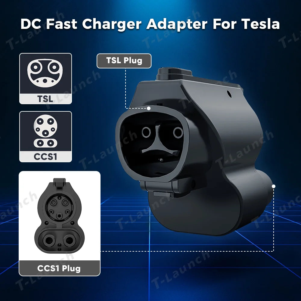 NACS/Tesla a CCS1 EV töltőadapterhez