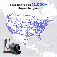 NACS/Tesla a CCS1 EV töltőadapterhez