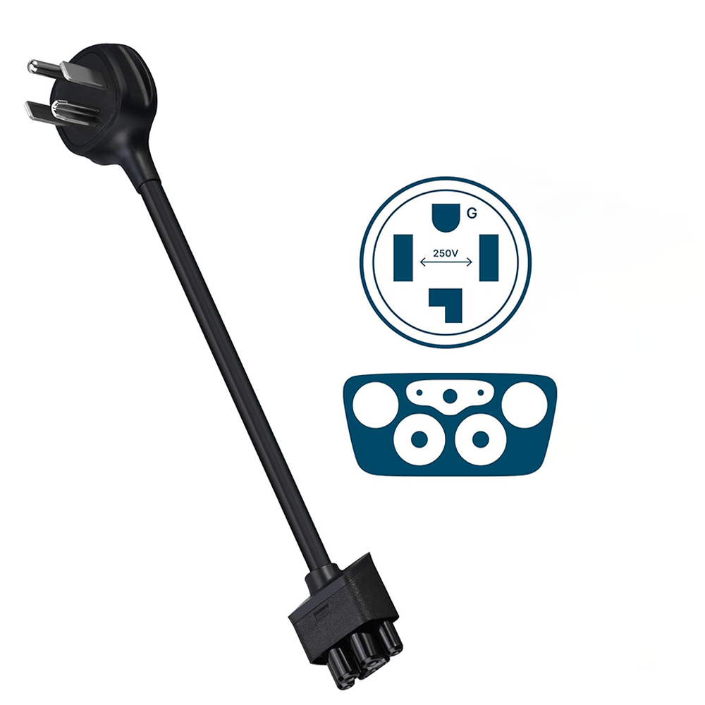 NEMA Adapter Gen 2 EV Charger Extension Cord Connector for Tesla Mobile Connector