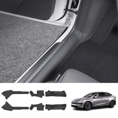 Nappa Leather Door Sill Protector for Tesla Model Y L 2026+