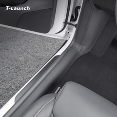 Nappa Leather Door Sill Protector for Tesla Model Y L 2026+