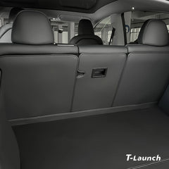 Nappanahkainen takaistuimen selkänojan suoja Tesla Model Y Juniper 2025+