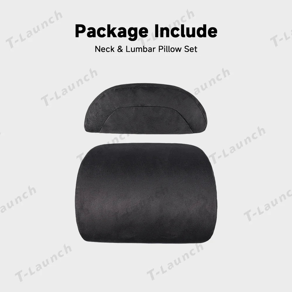 Alcantara Neck & Lumbar Support Pillow for Tesla Model 3/Y/X/S/Cybertruck