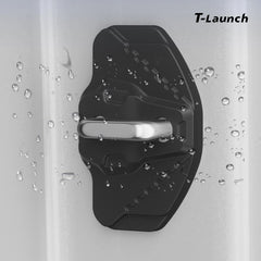 Magnetic Silicone Noise Reduction Door Latch Cover for Tesla Model 3/Y/YL