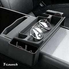 Center Console Organizer Tray with Sunglasses Holder for Tesla Model 3/Y/Y L 2024+