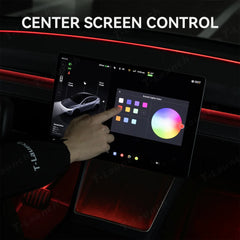 Interior RGB Ambient Lighting Kit for Tesla Model Y Juniper / Model 3 Highland