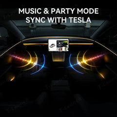 Interior RGB Ambient Lighting Kit for Tesla Model Y Juniper / Model 3 Highland