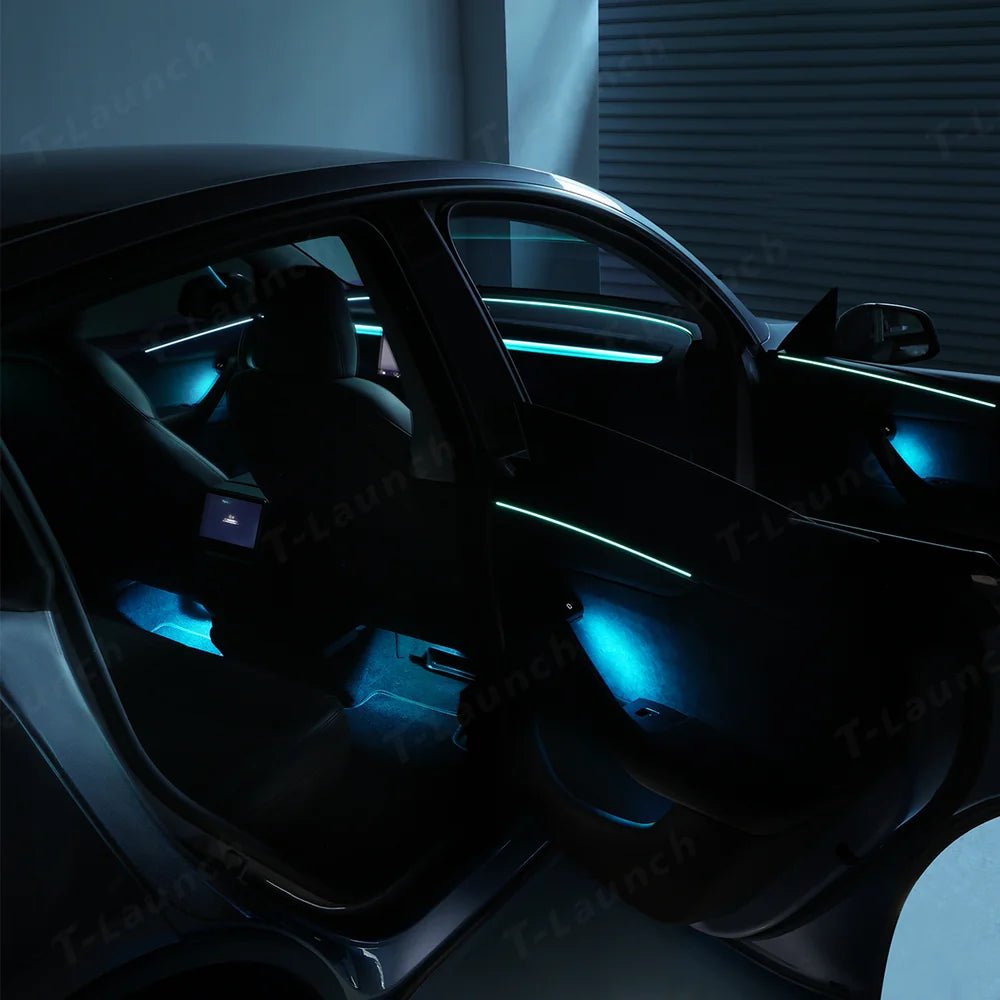 Interior RGB Ambient Lighting Kit for Tesla Model Y Juniper / Model 3 ...