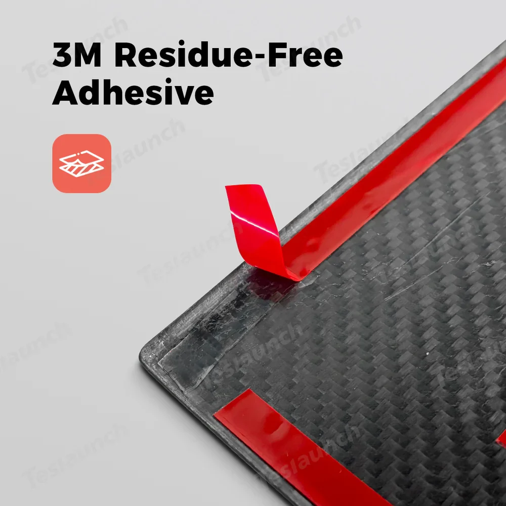 [Real Carbon Fiber] A-Pillar Triangle Window Cover Trim for Tesla Model Y Juniper 2025+