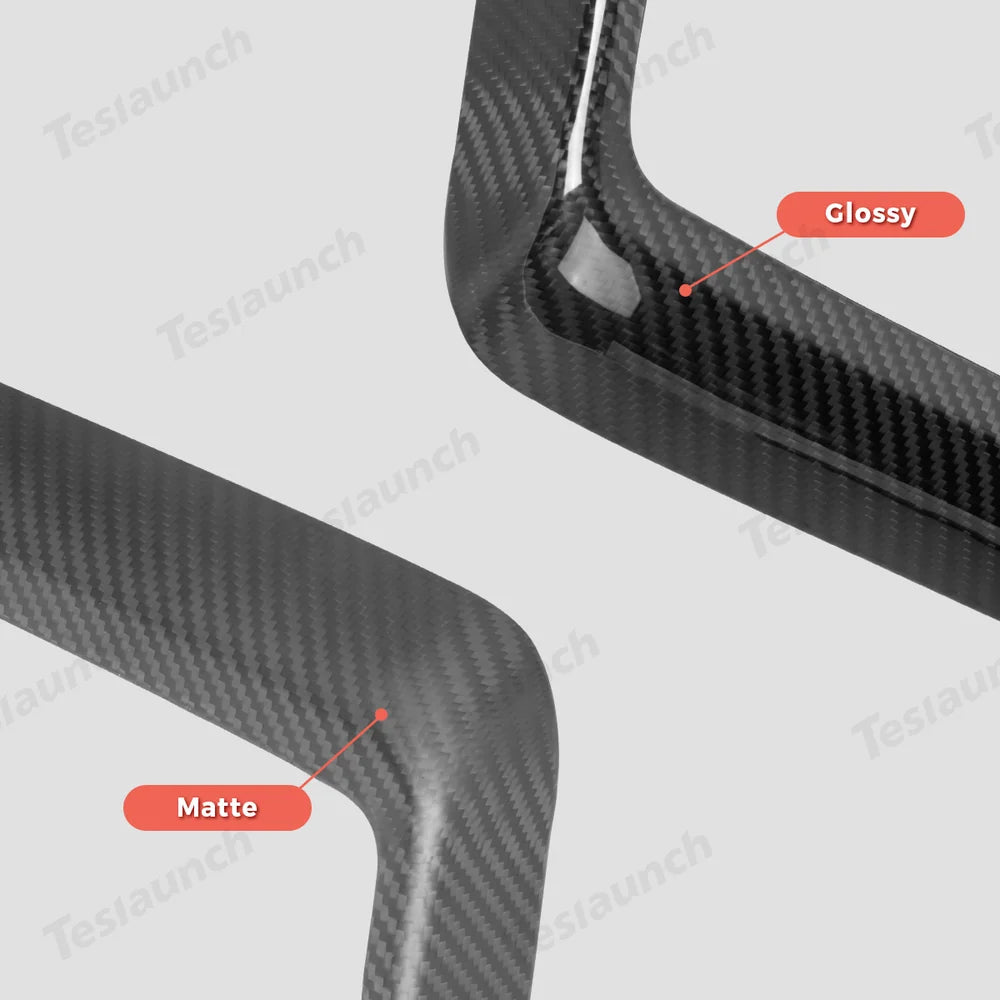 [Real Carbon Fiber] Rear AC Vent Cover for Tesla Model Y Juniper 2025+