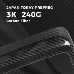 [Real Carbon Fiber] Rear AC Vent Cover for Tesla Model Y Juniper 2025+