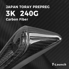 [Real Carbon Fiber] Turn Signal Camera Overlay Covers For Tesla Model YL 2026+ (2 Pcs)