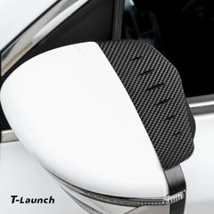 Carbon Fiber Style Rear View Mirror Rain Visors for Tesla 3/Y/S/X/Cybertruck