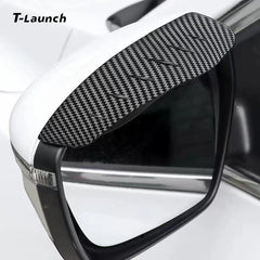 Carbon Fiber Style Rear View Mirror Rain Visors for Tesla 3/Y/S/X/Cybertruck