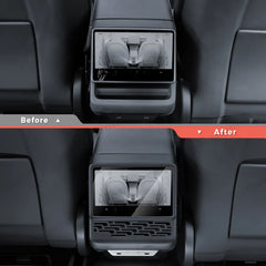 2-in-1 Rear Screen Protector & Frame Trim for Tesla Model Y Juniper 2025+