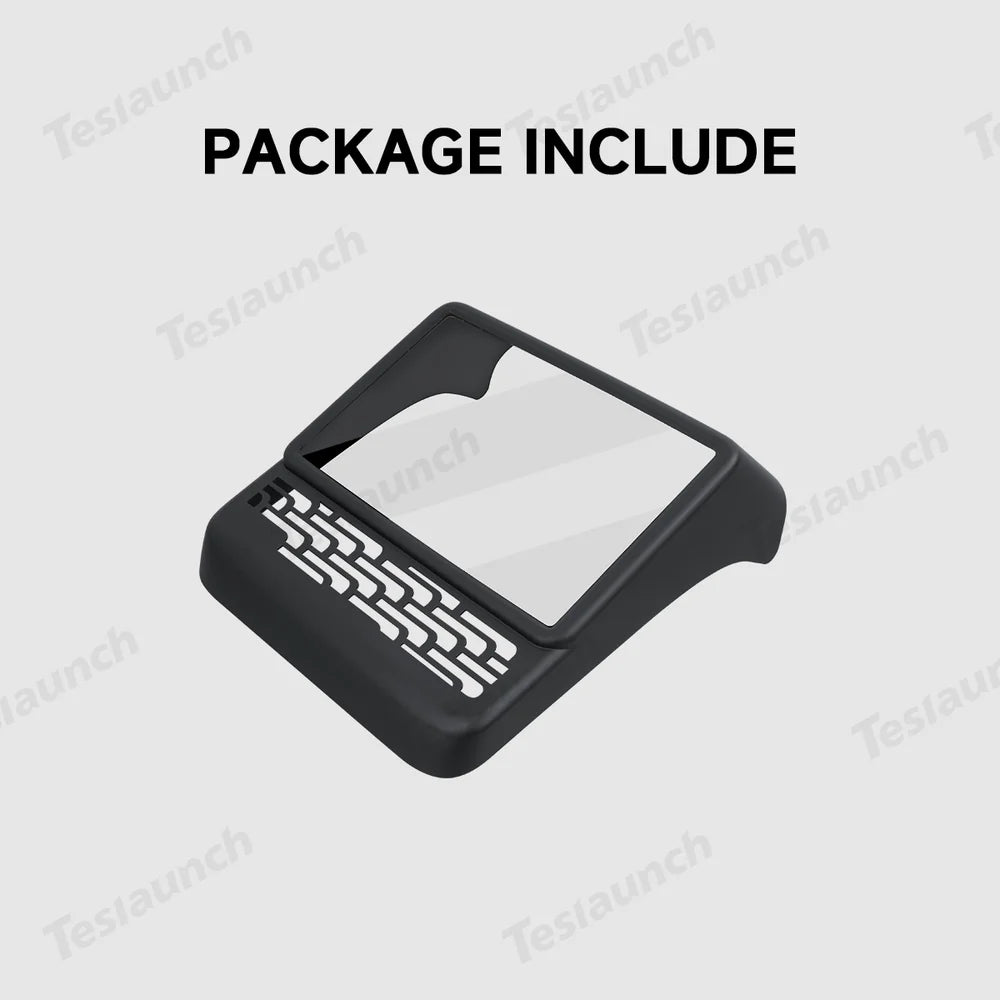 2-in-1 Rear Screen Protector & Frame Trim for Tesla Model Y Juniper 2025+