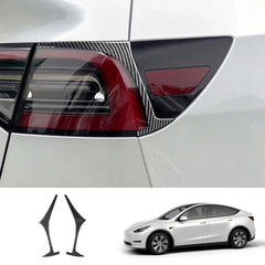 [Real Carbon Fiber] Rear Tail Light Eyebrow Trim for Tesla Model 3/Y 2017–2022 (1 Pair) - T-Launch
