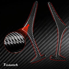 [Real Carbon Fiber] Rear Tail Light Eyebrow Trim for Tesla Model 3/Y 2017–2022 (1 Pair) - T-Launch