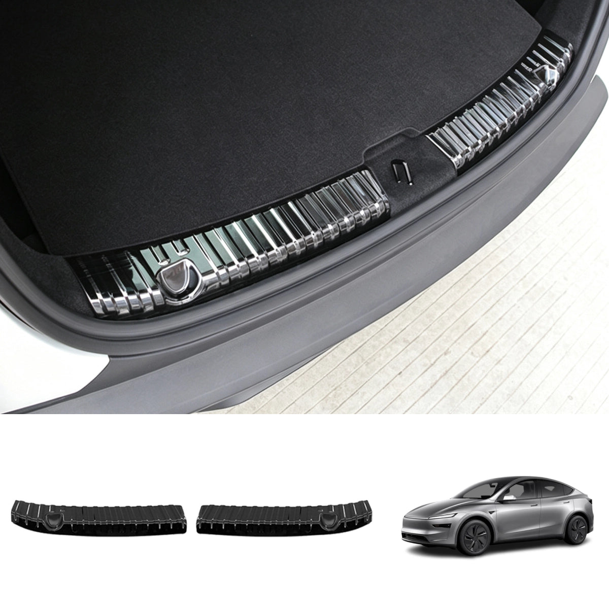 Stainless Steel Rear Trunk Sill Guard for Tesla Model Y Juniper 2025+