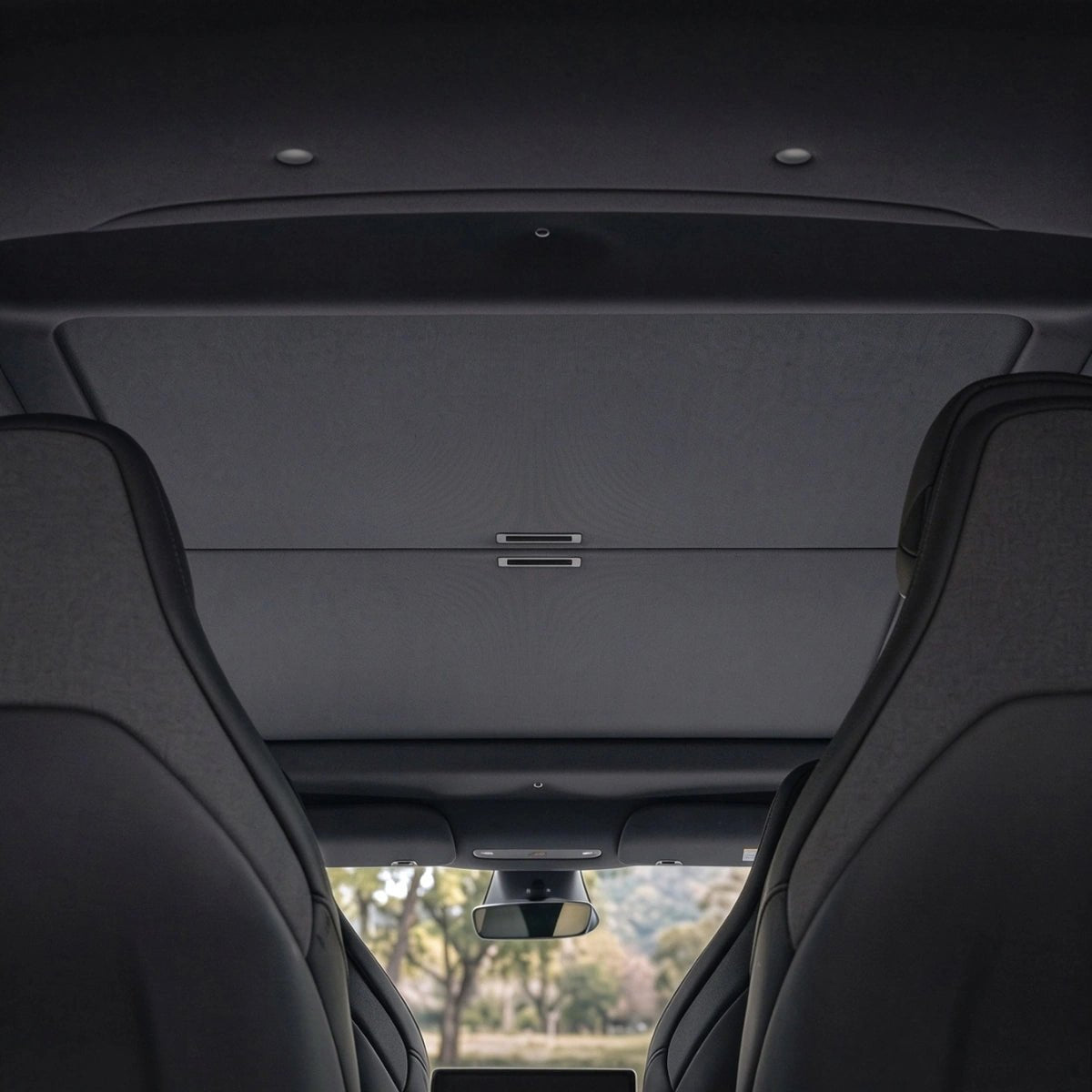 Retractable Roof Sunshade with Dual 1/4" Mounts and Magnetic Points for Tesla Model Y (2020+) / Model Y L (2026+) - T-Launch