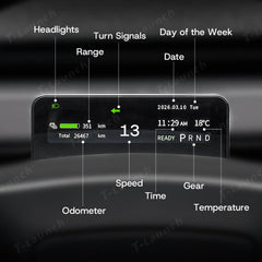 S3 HUD Gear Shift Stalk Kit for Tesla Model Y Juniper 2025+ / Model 3 Highland 2024+