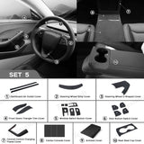 Kit de revestimiento de Alcantara para Tesla 2024+ [[PL170]] 3 Accesorios interiores Highland