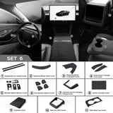 Kit de revestimiento de Alcantara para Tesla 2024+ [[PL170]] 3 Accesorios interiores Highland