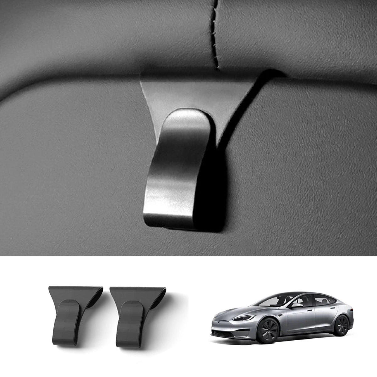 Seat Back Storage Hooks for Tesla Model S/X 2023+ (2 PCS)