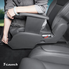 Nappa Leather Second Row Seat Side Panel Protectors for Tesla Model YL 2026+