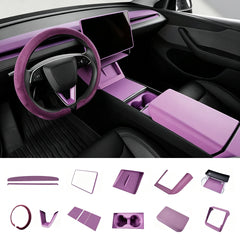 Purple Interior Cover Trim Kit for Tesla Model Y Juniper 2025+