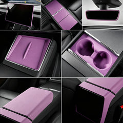 Purple Interior Cover Trim Kit for Tesla Model Y Juniper 2025+