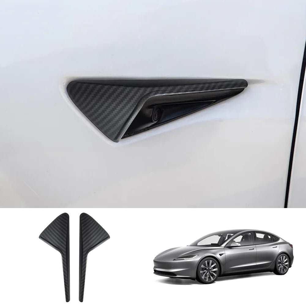 Side Camera Protective Cover for Tesla Model Y Juniper 2025+ / Model 3 Highland 2024+