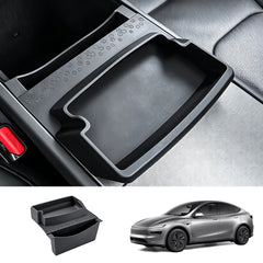 Silicone Armrest Organizer with Sunglasses Storage for Tesla Model Y Juniper 2025+/Model 3 Highland 2024+/Model YL 2026+