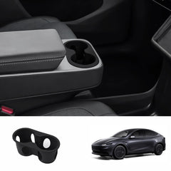 Silicone Center Console Cup Holder Insert for 2026 New Tesla Model Y Standard/RWD/AWD