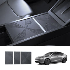 Silicone Center Console Protective Mat for Tesla Model Y Juniper 2025+/Model 3 Highland 2024+