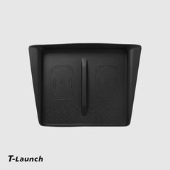 Silicone Wireless Charging Pad Mat Protector for Tesla Model Y Standard 2026+