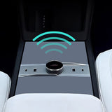 Smart Rotating Gear Shift Dock USB Hub for Tesla Model 3 Highland