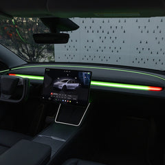 Smart Blind Spot Detection (BSD) Dashboard Ambient Light Bar for Tesla Model Y Juniper 2025+ / Model 3 Highland 2024+