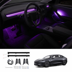 Smart RGB Ambient Lighting Kit with BSD Warning for Tesla Model 3/Y Standard 2026+