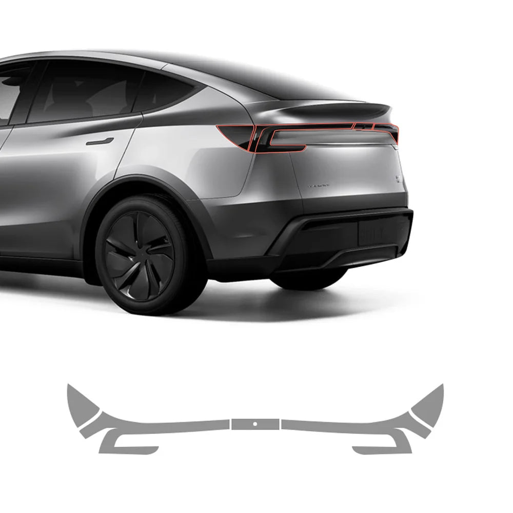 Smoked Tint TPU Headlight and Taillight Protection Film for Tesla Model Y Juniper 2025+