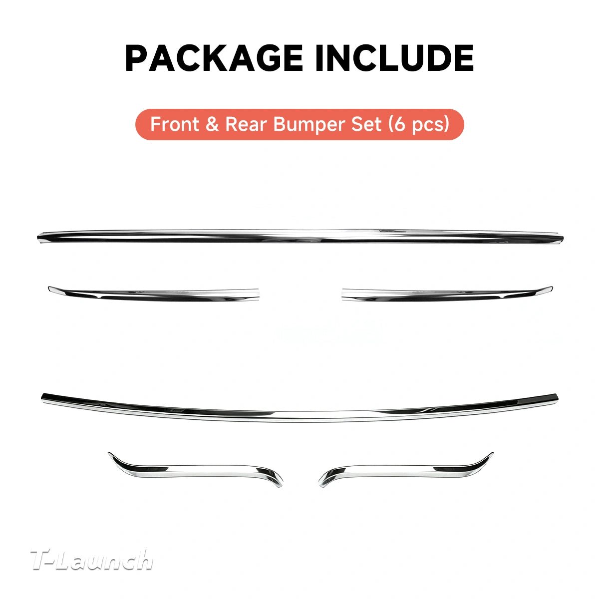 Front & Rear Bumper Set (6 pcs)